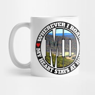 Heart Stays Home - Maryland Mug